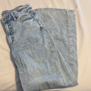 American Eagle Outfitters Light Wash Distressed Jeans